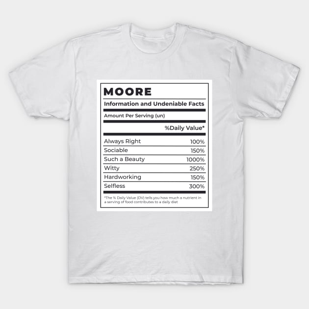 Moore T-Shirt by The Urban Attire Co.